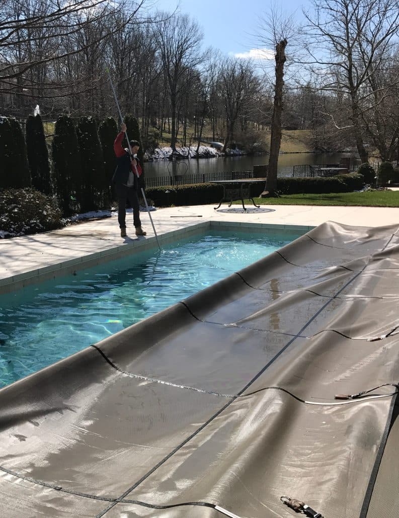 winter pool maintenance